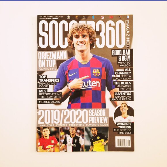 Soccer 360 Magazine Lot of 6 Featuring MBappe, Haaland, Griezmann - Picture 3 of 9